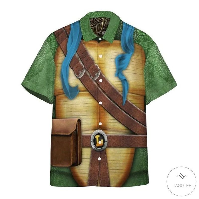 Leonardo Teenage Mutant Ninja Turtles Hawaiian Shirt