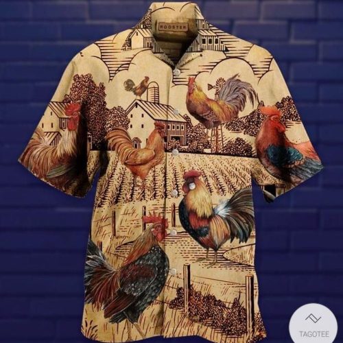Chicken Farm Vintage Hawaiian Shirt