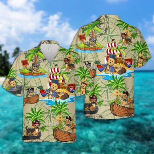Yorkie Pirates Hawaiian Shirt