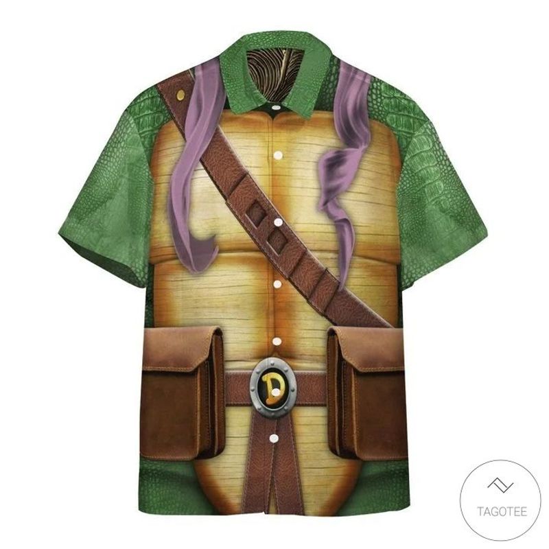 teenage mutant ninja turtles hawaiian shirt