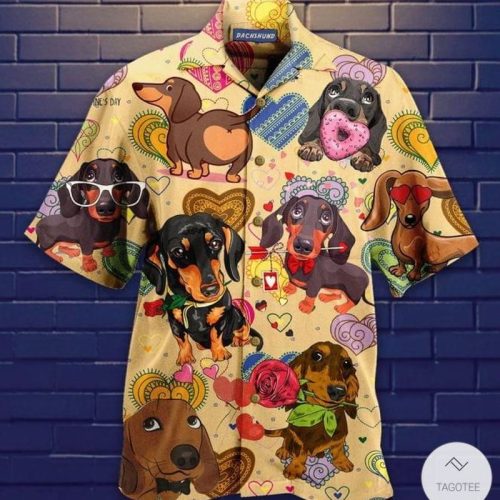 Dachshund Love Hawaiian Shirt