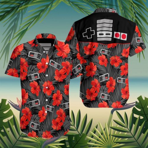 Gamepad Game Controller Hawaiian Shirt