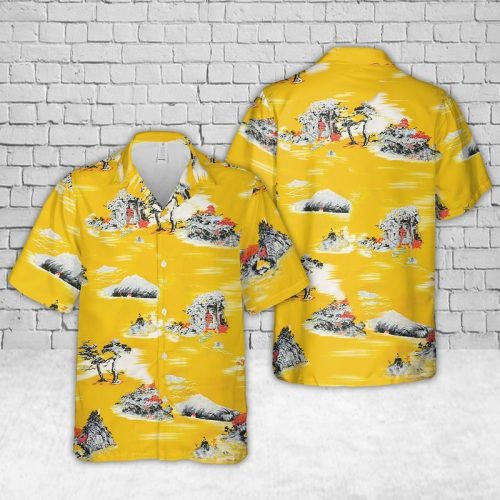 Yellow Style Cliff Booth Once Upon A Time In Hollywood Hawaiian Shirt