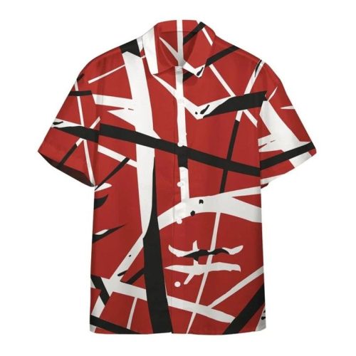 Eddie Van Halen Guitar Pattern Hawaiian Shirt