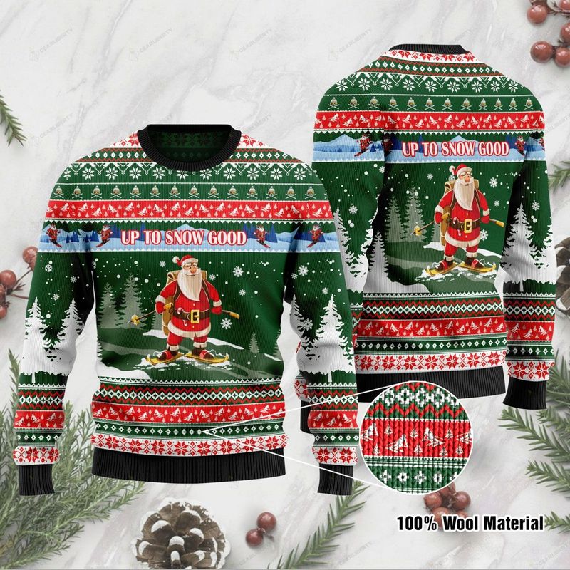 New 2021 Alpine Skiing Ugly Christmas Sweater