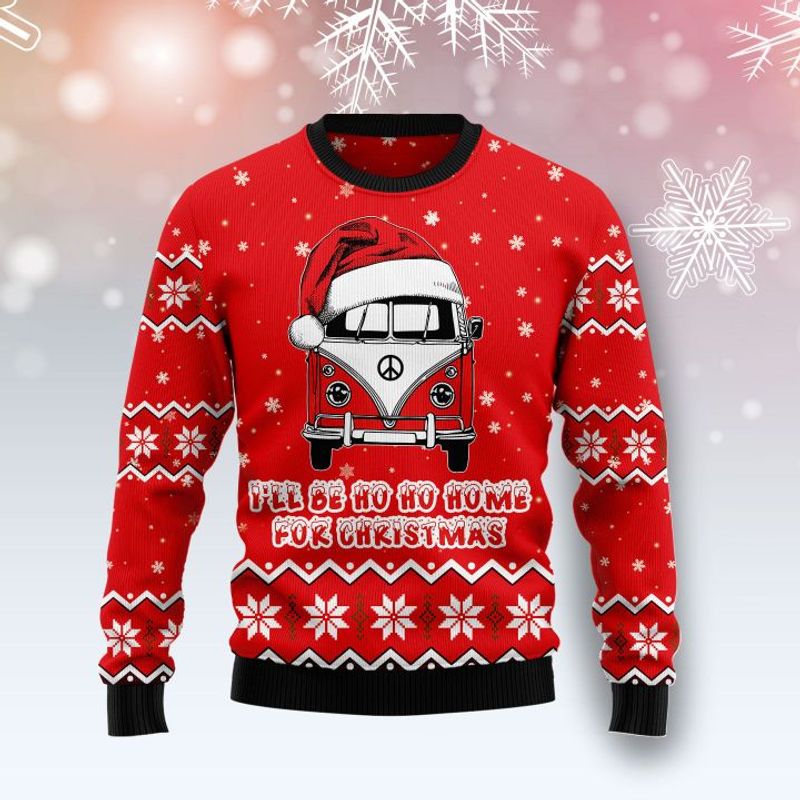 New 2021 Caravan Ho Ho Home Ugly Christmas Sweater