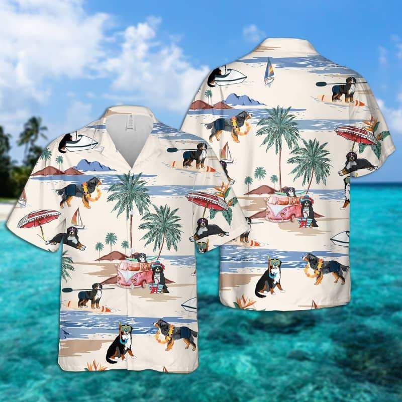 Entlebucher Mountain Summer Beach Hawaiian Shirt
