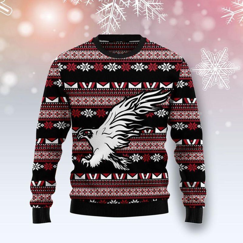 New 2021 Eagle Native Ugly Christmas Sweater