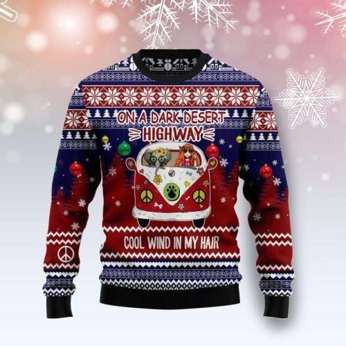 New 2021 Elephant Hippie Girl Ugly Christmas Sweater