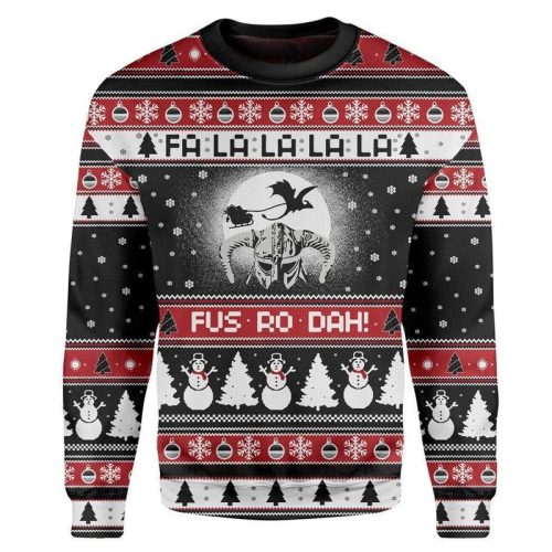 New 2021 Fa La La La La Christmas Ugly Christmas Sweater