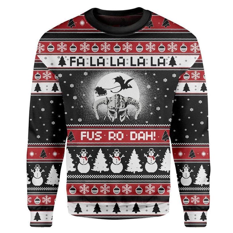 New 2021 Fa La La La La Christmas Ugly Christmas Sweater
