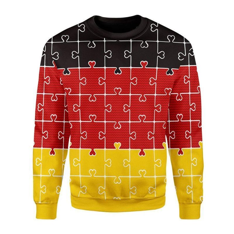 New 2021 German Autism Ugly Christmas Sweater