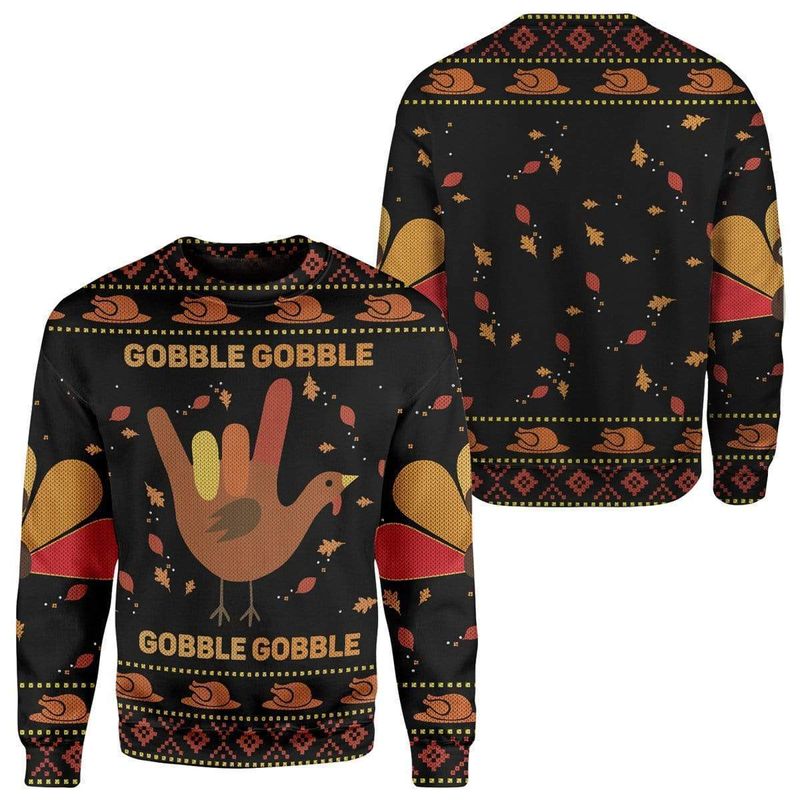 New 2021 Gobble Ugly Christmas Sweater