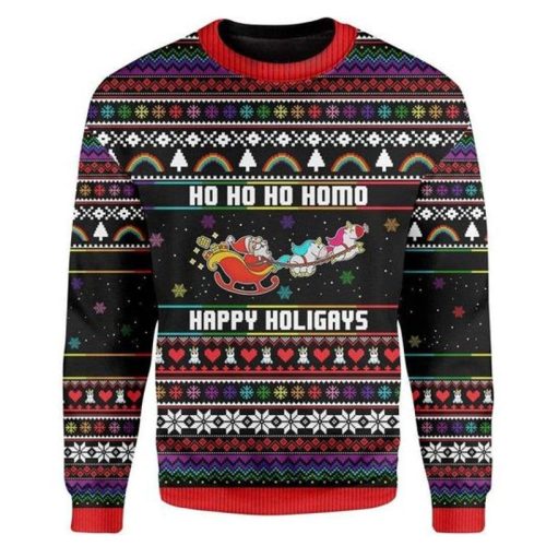 New 2021 Happy Holigays Ugly Christmas Sweater