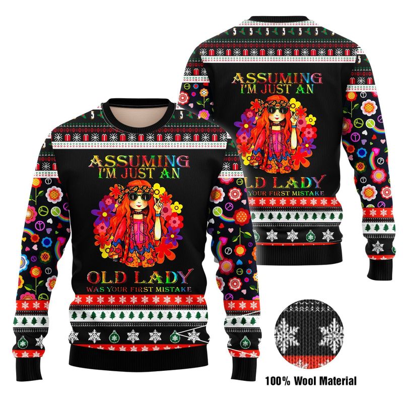 New 2021 Im Just An Old Man Ugly Christmas Sweater