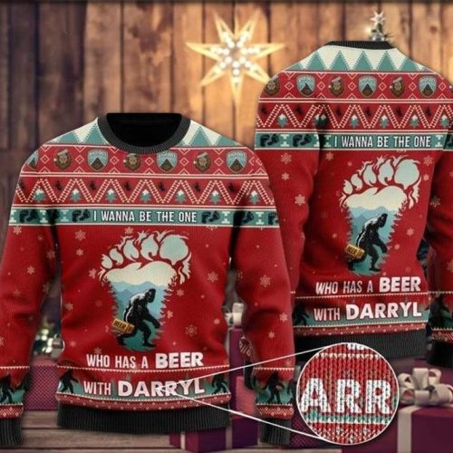 New 2021 I Wanna Be The One Who Has A Beer Ugly Christmas Sweater