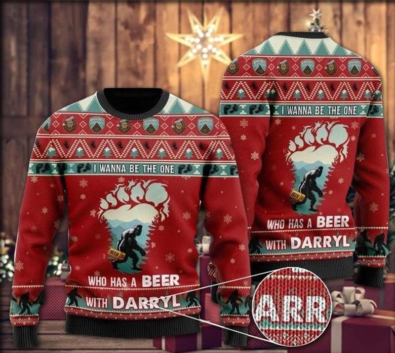 New 2021 I Wanna Be The One Who Has A Beer Ugly Christmas Sweater