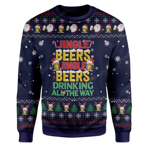 New 2021 Jinger Beers Ugly Christmas Sweater
