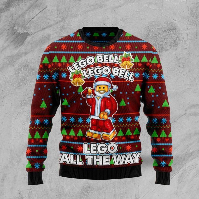 New 2021 Lego Bell Ugly Christmas Sweater