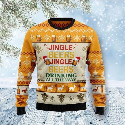 New 2021 Jingel Beer Ugly Christmas Sweater