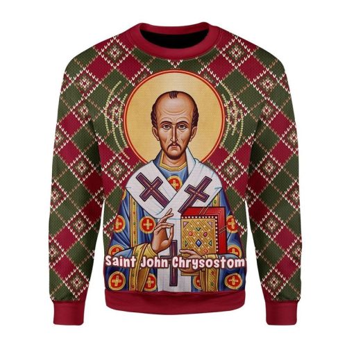 New 2021 John The Apostle Ugly Christmas Sweater