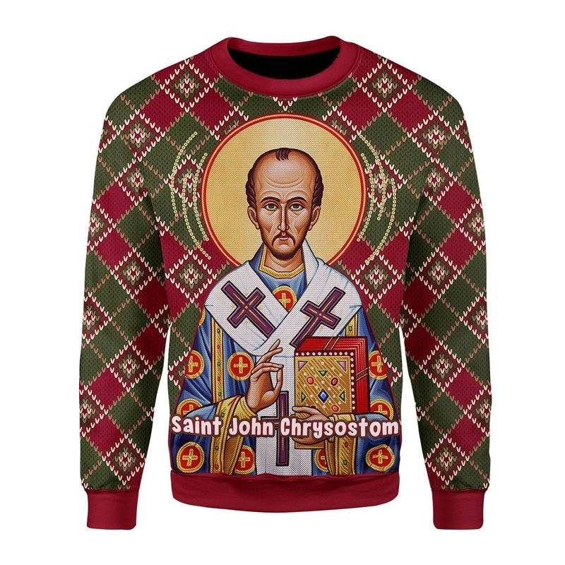New 2021 John The Apostle Ugly Christmas Sweater