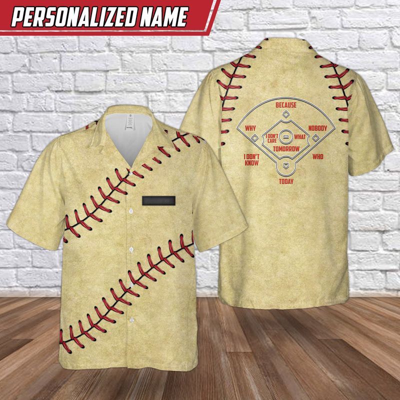 Personalized US Baseball Hawaiian Shirt