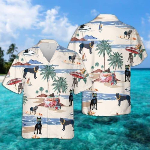 Cane Corso Summer Beach Hawaiian Shirt