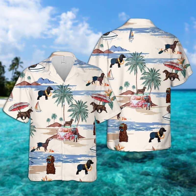 Boykin Spaniel Summer Beach Hawaiian Shirt
