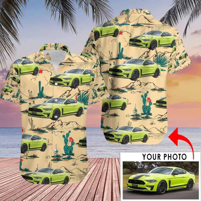 Personalized Car Photo Hawaiian Shirt