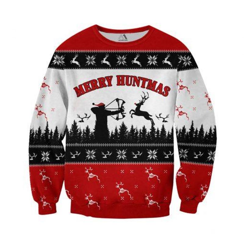 New 2021 Hunting Ugly Christmas Sweater