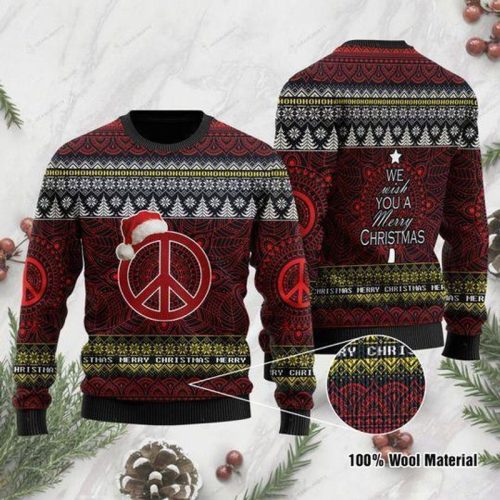 New 2021 Jesus And Mandala Pattern Ugly Christmas Sweater