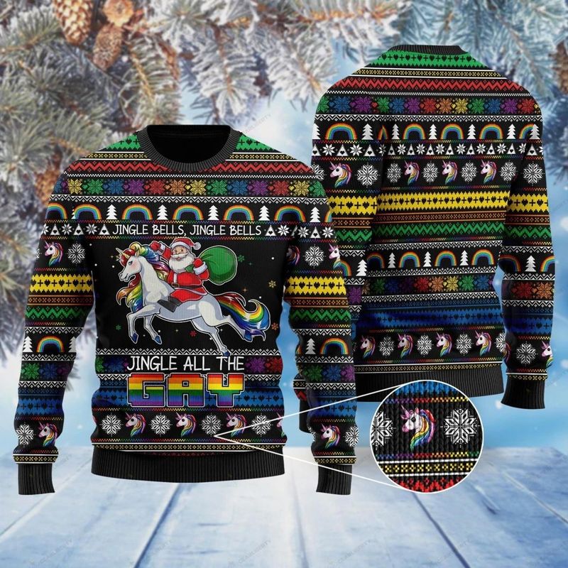 New 2021 Jingle Bells Ugly Christmas Sweater