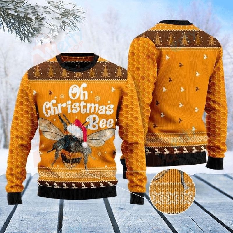 New 2021 Oh Christmas Bee Ugly Christmas Sweater