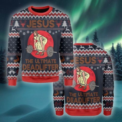 New 2021 The Ultimate Deadlifter Ugly Christmas Sweater