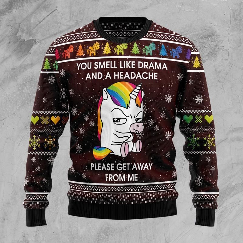 New 2021 Funny Unicorn Ugly Christmas Sweater