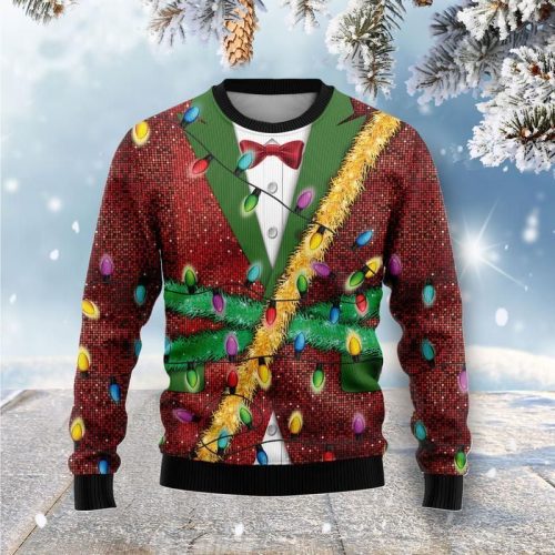 New 2021 Christmas Light Ugly Christmas Sweater