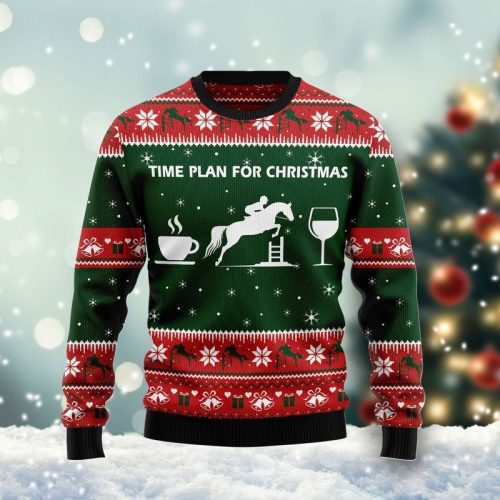 New 2021 Time Plan For Christmas Ugly Christmas Sweater