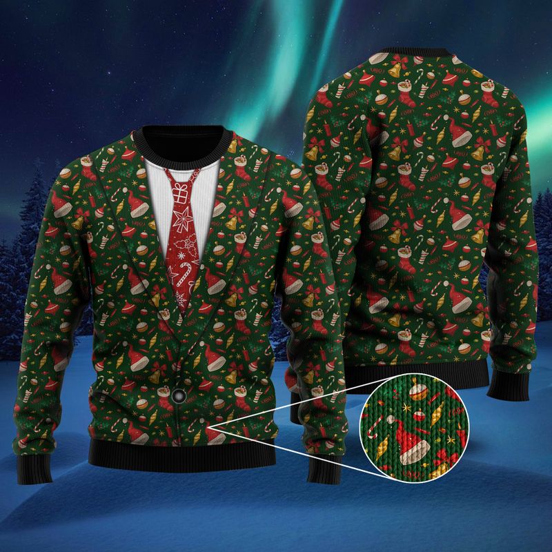 New 2021 Christmas Suit Ugly Christmas Sweater