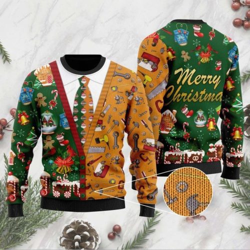 New 2021 Carpenter Ugly Christmas Sweater
