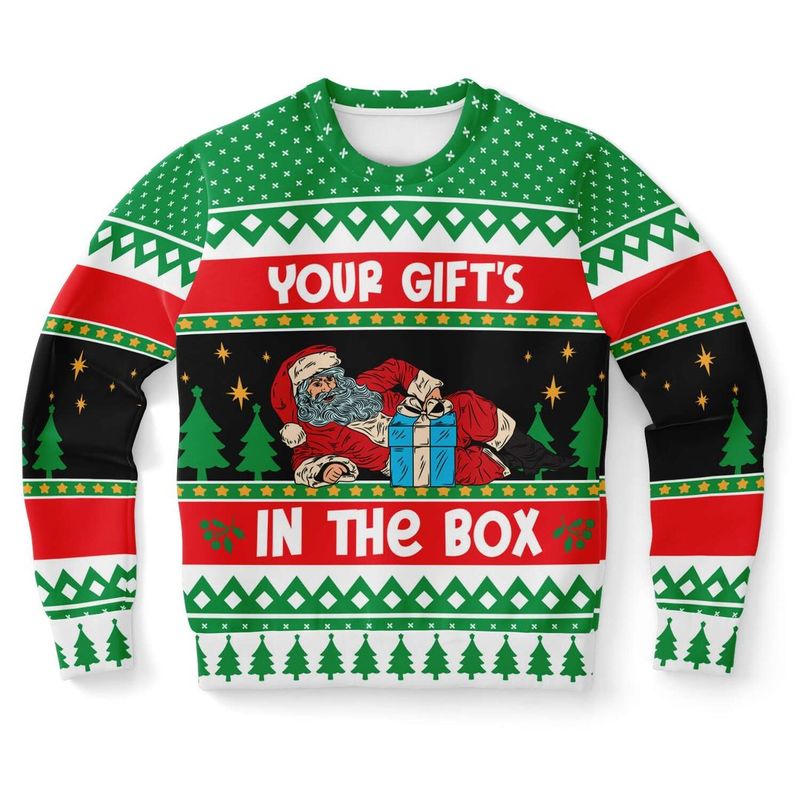 Your Gifts In The Box Ugly Christmas Sweater