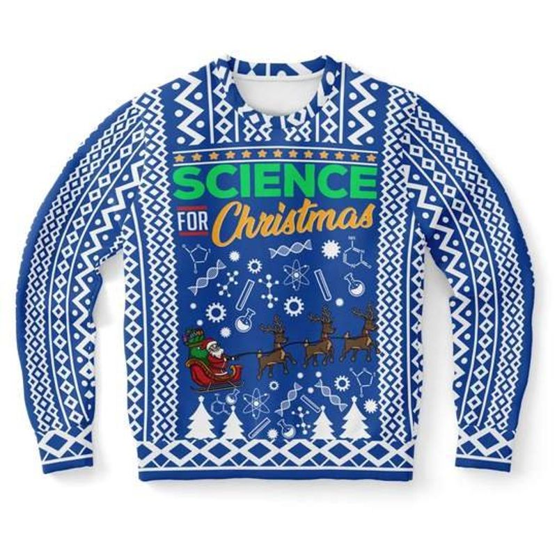 Menscience For Christmas Ugly Christmas Sweater