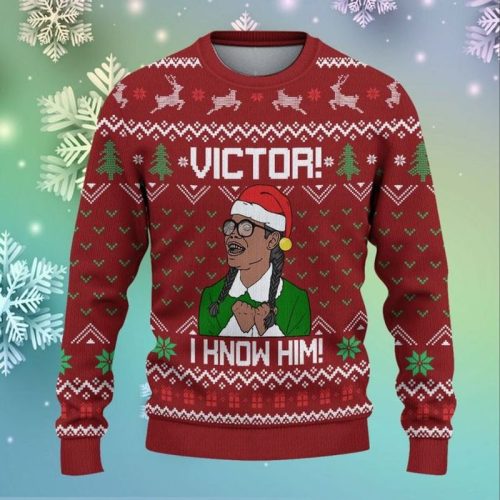 Victor I Know Him Ugly Christmas Sweater