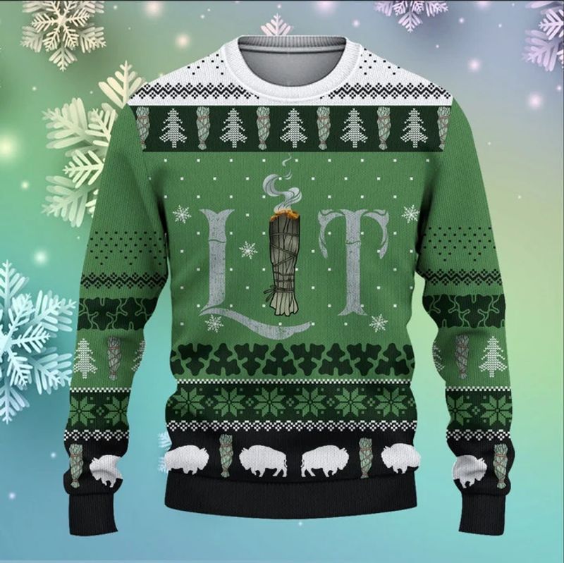Native Lit Ugly Christmas Sweater