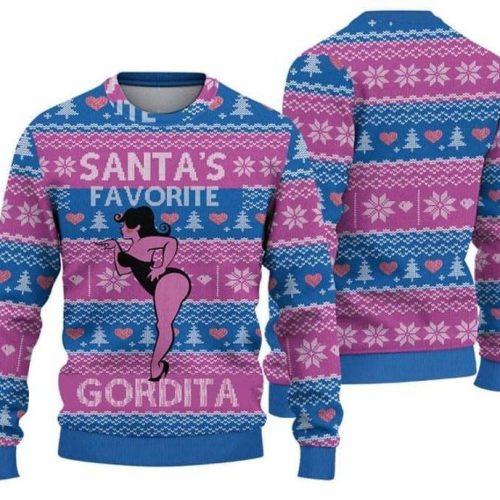 Santa Favorites Gordita Ugly Christmas Sweater