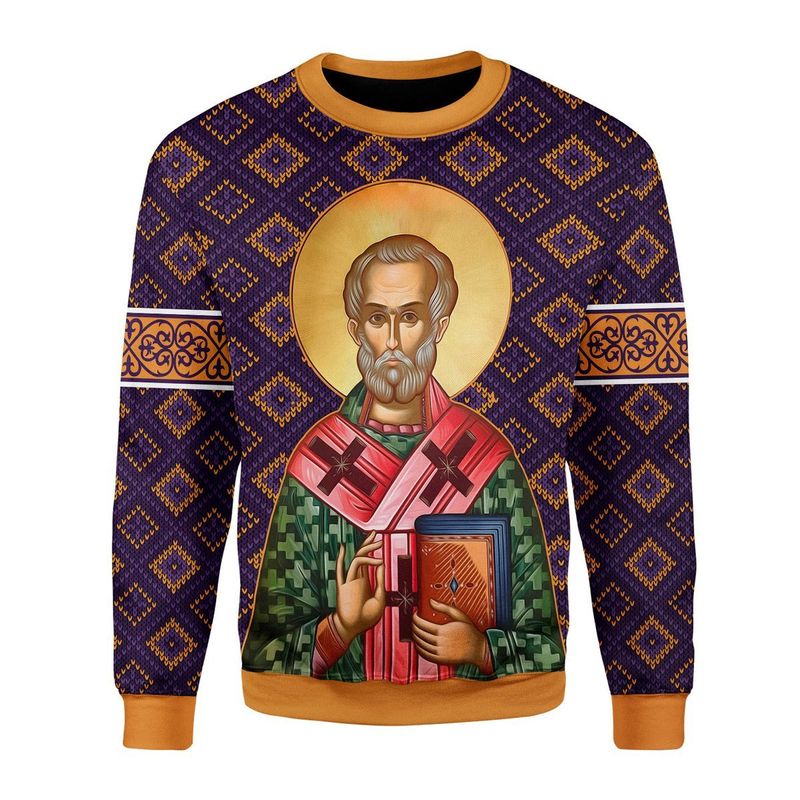 St Nicholas Ugly Christmas Sweater