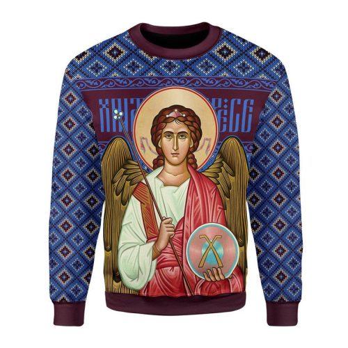 St Archangel Michael Ugly Christmas Sweater