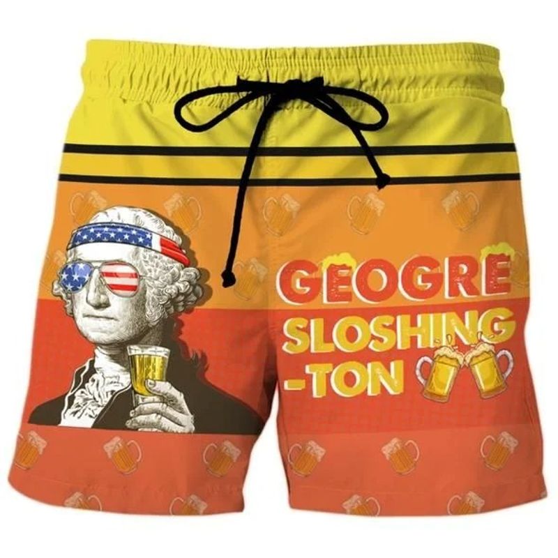 George Sloshington Beer Beach Short George Sloshington Beer Beach Short