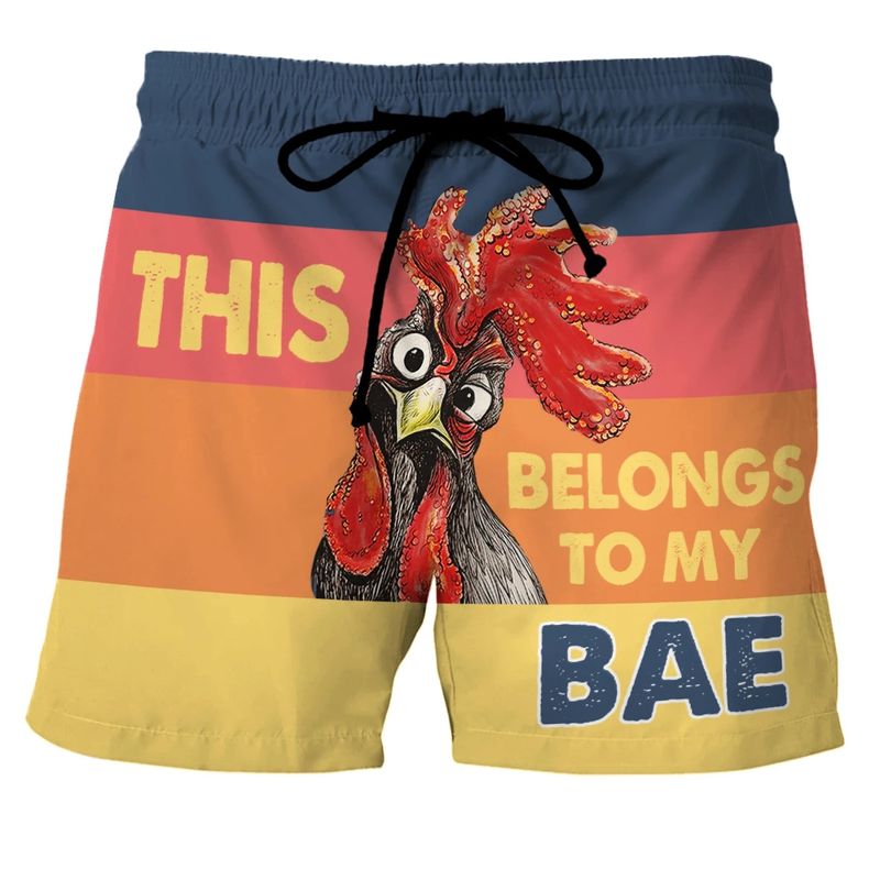 This Cock Belongs To My Bae Beach Shorts