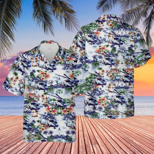 US Navy Kaman SH 2 G Super Seasprite Hawaiian Shirt Beach Shorts